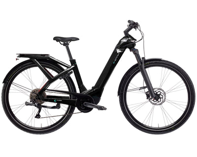 Bianchi E-Omnia C Type Deore 10-Gang Bosch 500 - Step Through Elektro City Bike | black glossy L