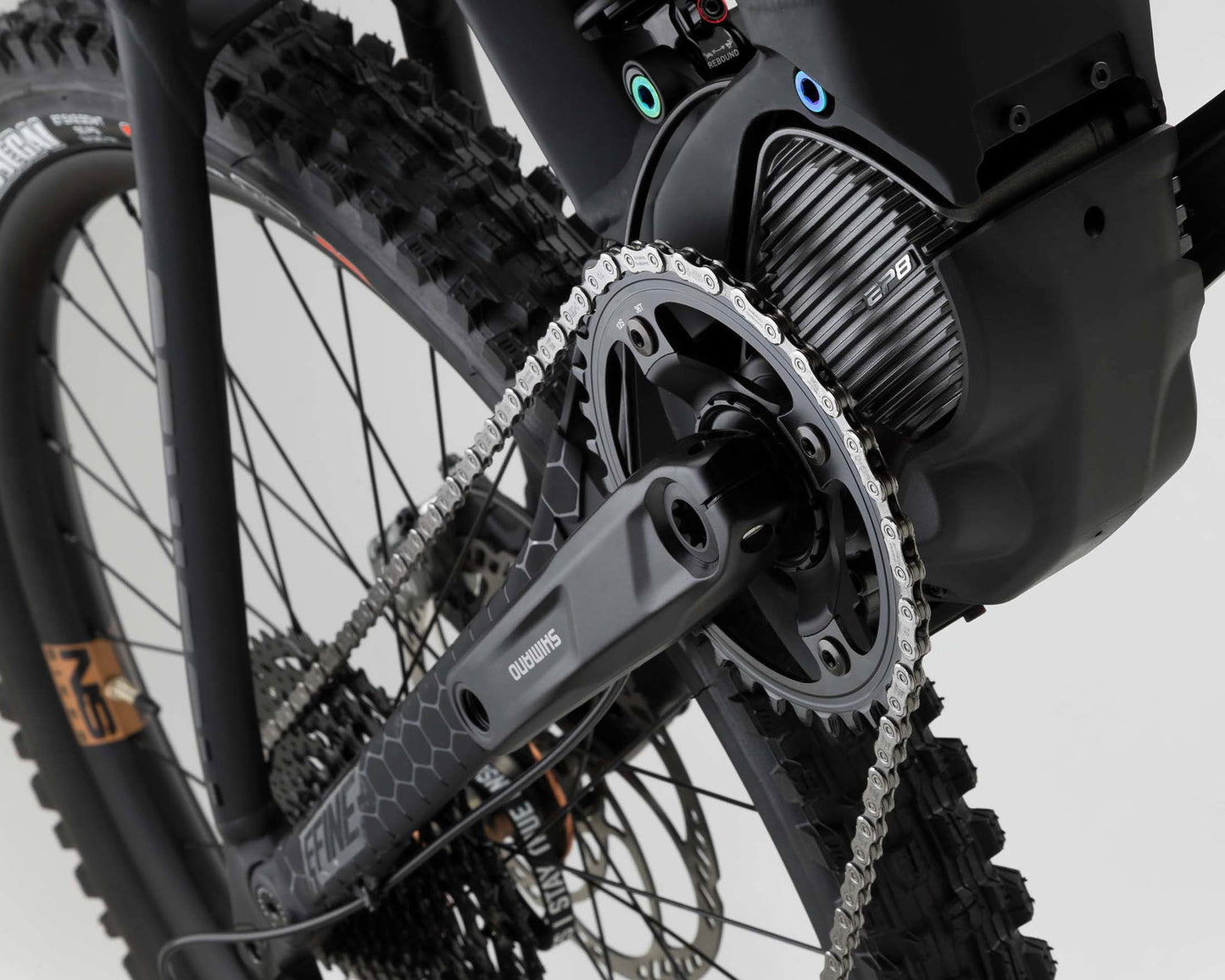 NS Bikes E-Fine 1 170 Shimano EP8/630Wh - Elektro MTB-Fully 2024| black-green M