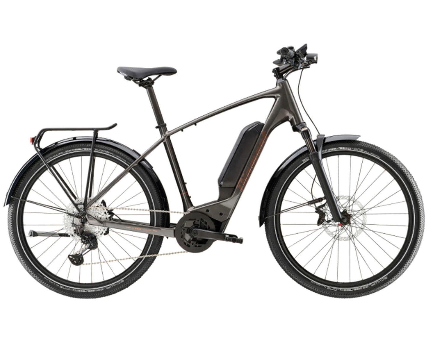 Diamant Zing Deluxe Gen2 725Wh - Elektro City Bike 2023 | melanitgrau metallic XL