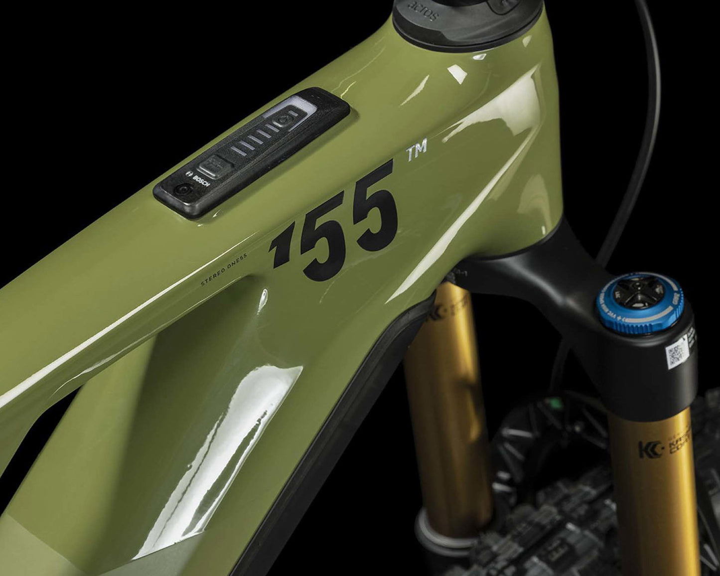 Cube Stereo Hybrid ONE55 C:68X TM 750 - Carbon Elektro MTB Fully | olive´n´chrome 29" - M