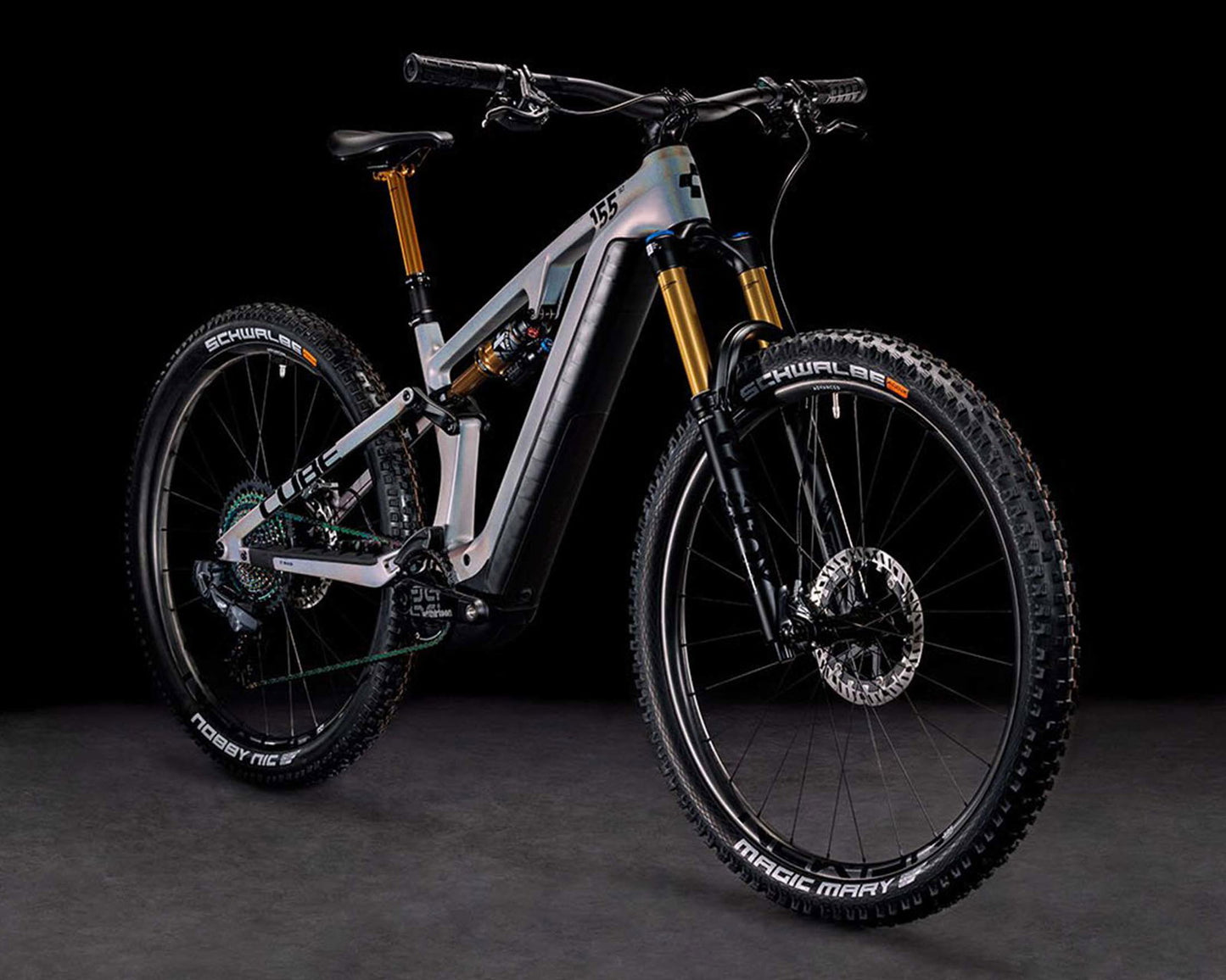 Cube Stereo Hybrid ONE55 C:68X SLT 750 29 - Carbon Elektro MTB Fully 2024 | prizmsilver´n´carbon 29" - M