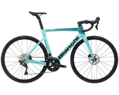 Bianchi Oltre Race 105 2x12-fach - Carbon Rennrad 2025 | celeste-full glossy 50 cm