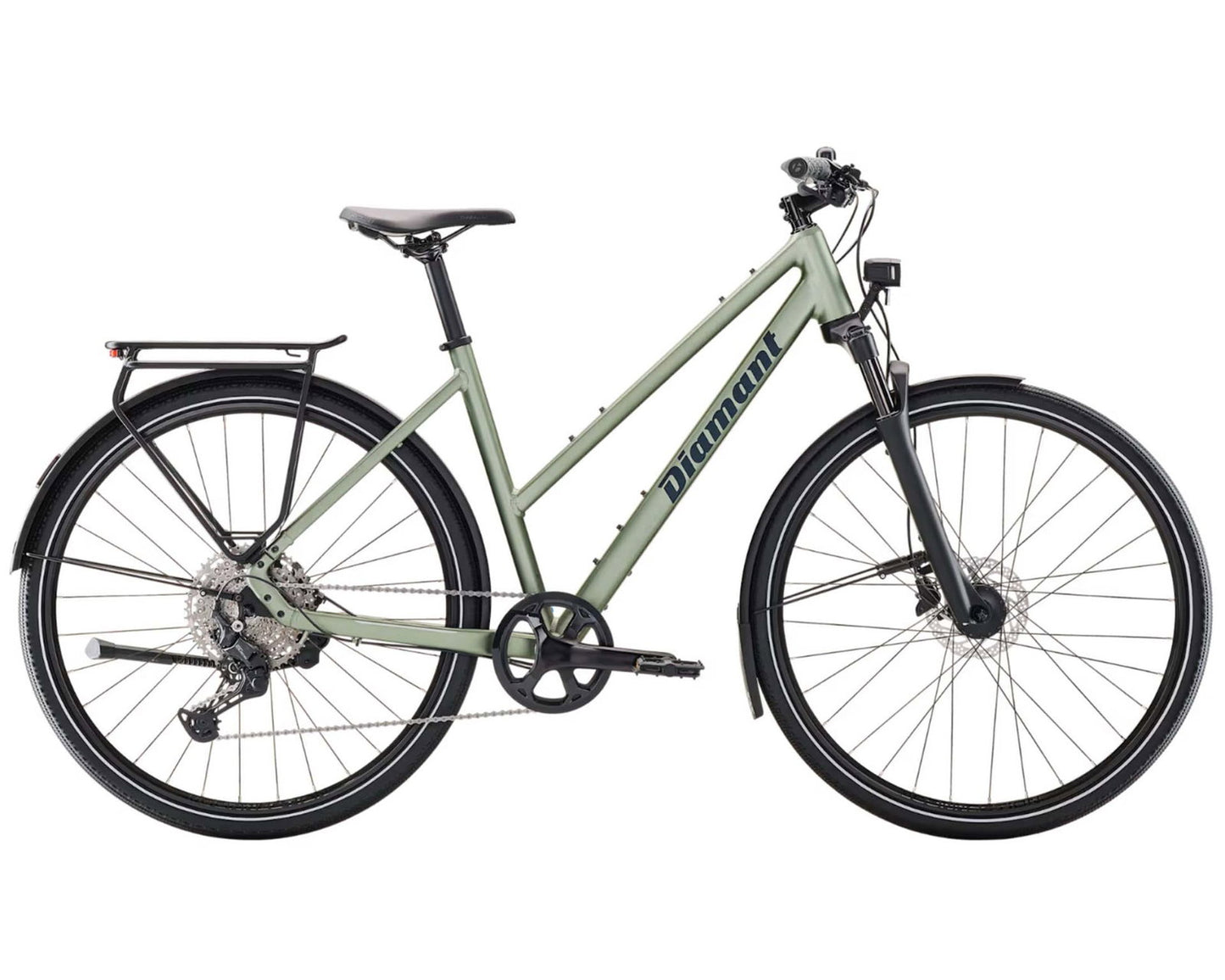 Diamant Mahon Trip Plus MS - Trapeze Trekking Fahrrad 2025 | heugrün 28" - L