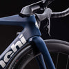 Bianchi Oltre Comp 105 Di2 2x12-fach - Carbon Rennrad 2025 | graphite-soft blue 55 cm