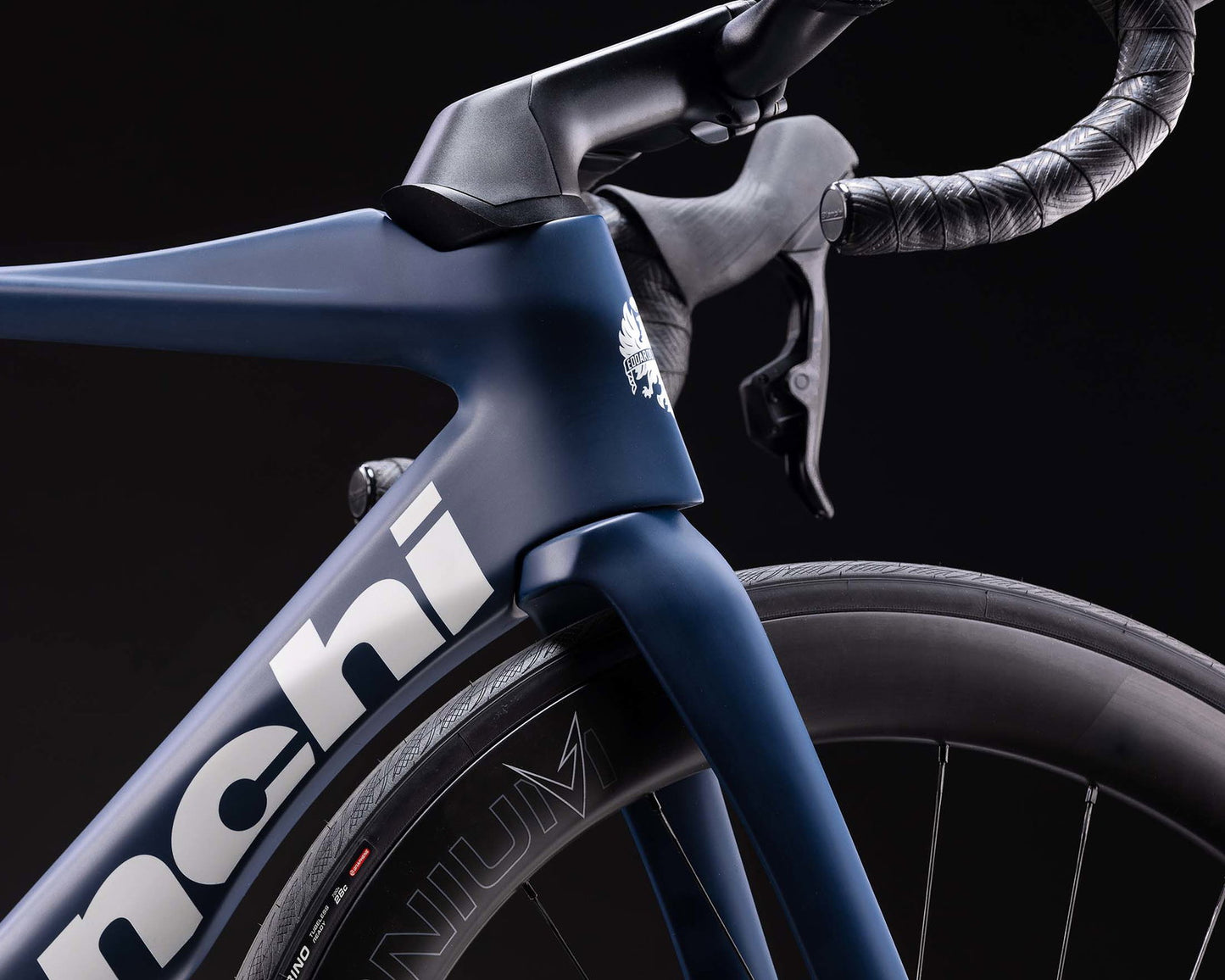 Bianchi Oltre Comp 105 Di2 2x12-fach - Carbon Rennrad 2025 | graphite-soft blue 55 cm