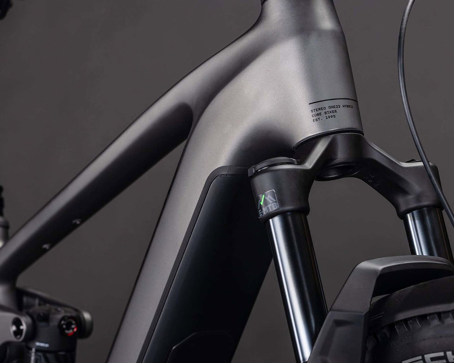 Cube Stereo Hybrid ONE22 Race 800 FE - Elektro MTB Fully 2026 | slabgrey´n´chrome 29" - L