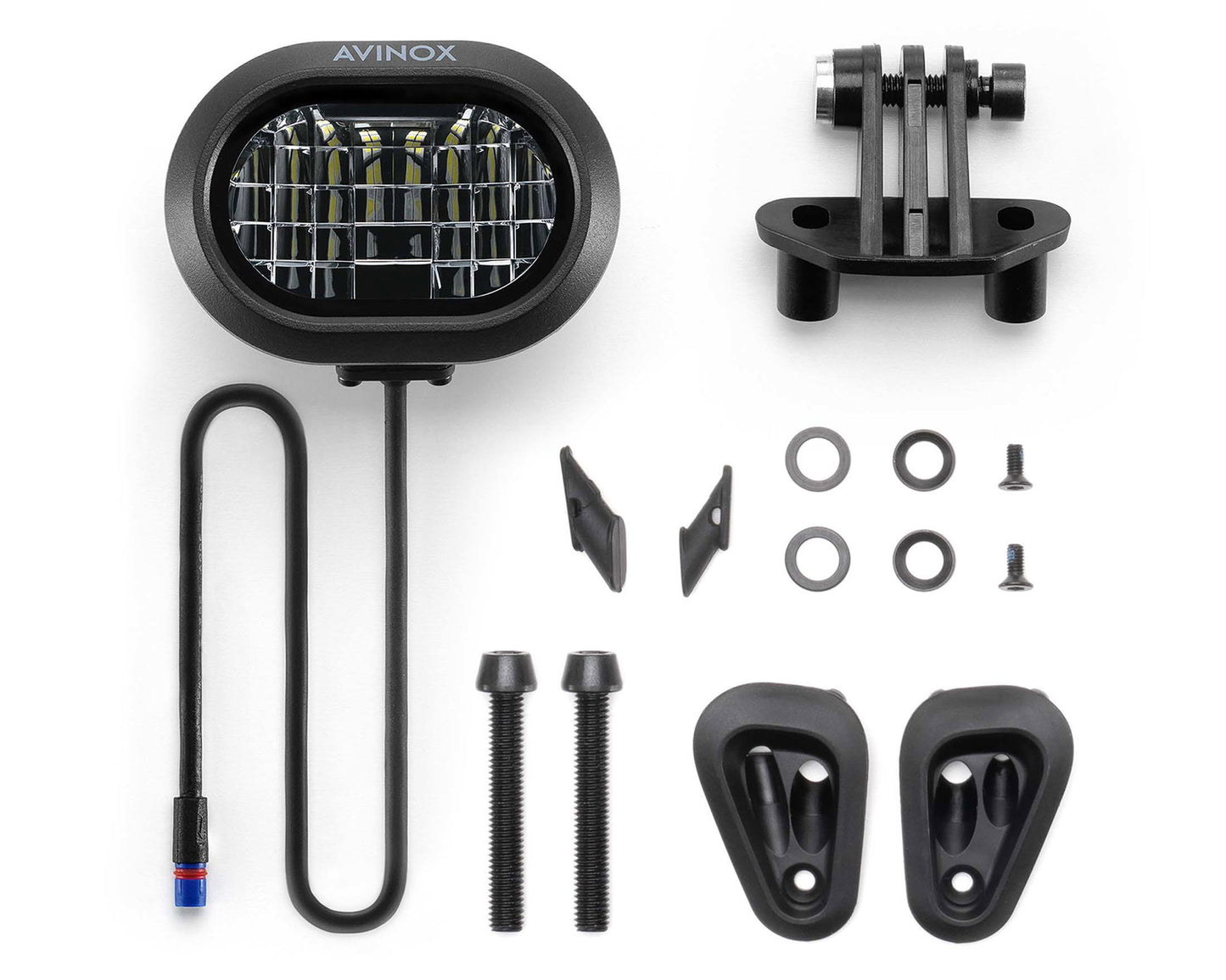 Amflow Avinox Smart Frontlicht Combo (Frontlicht + Montageset) | black