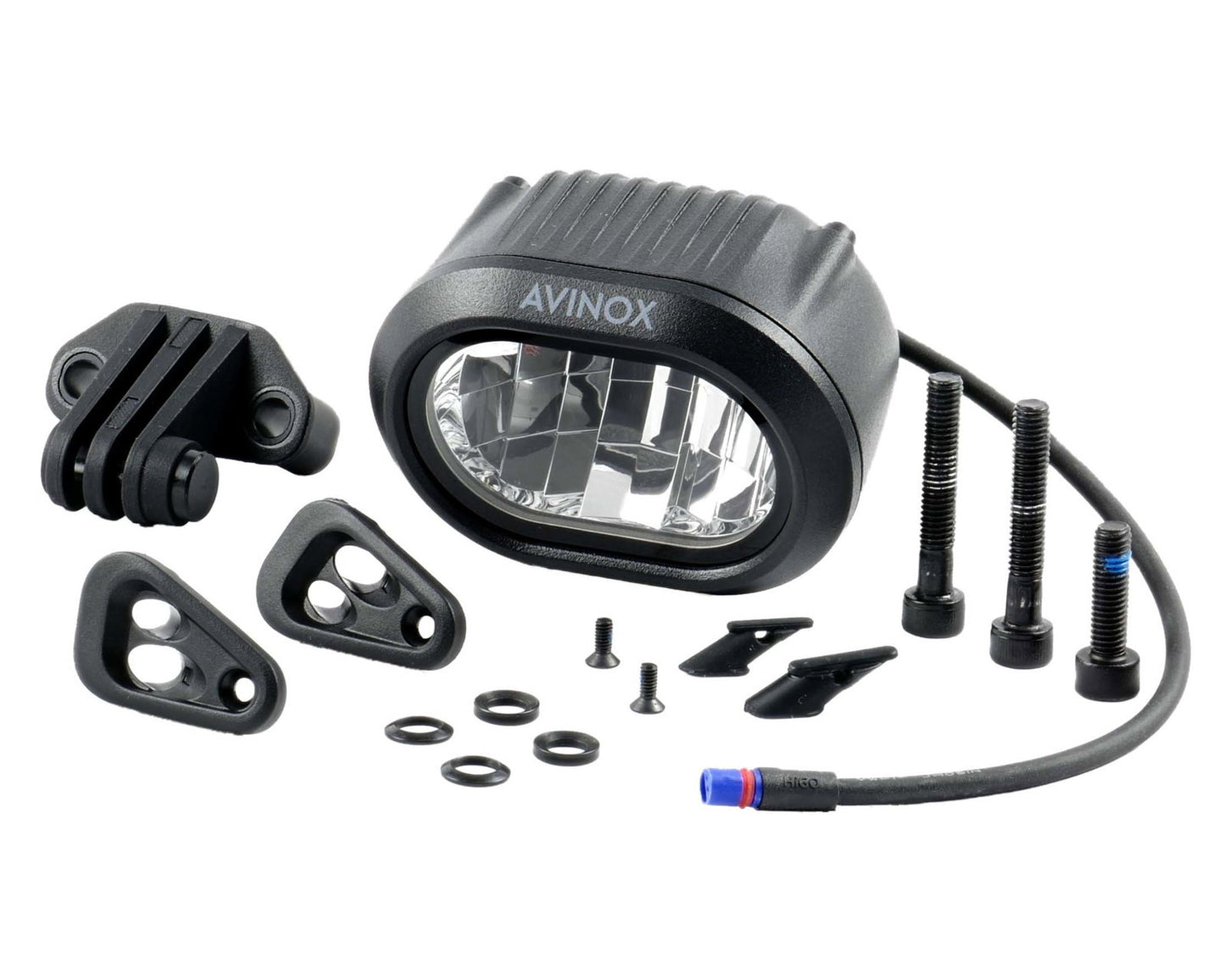 Amflow Avinox Smart Frontlicht Combo (Frontlicht + Montageset) | black