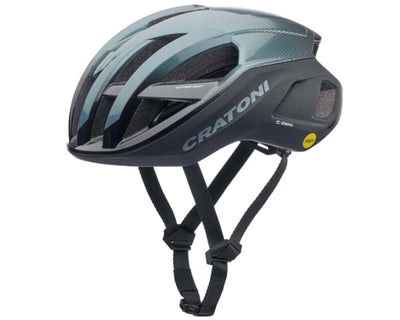 Cratoni C-Zero MIPS Rennrad Helm | blue-black glossy-matt M-L