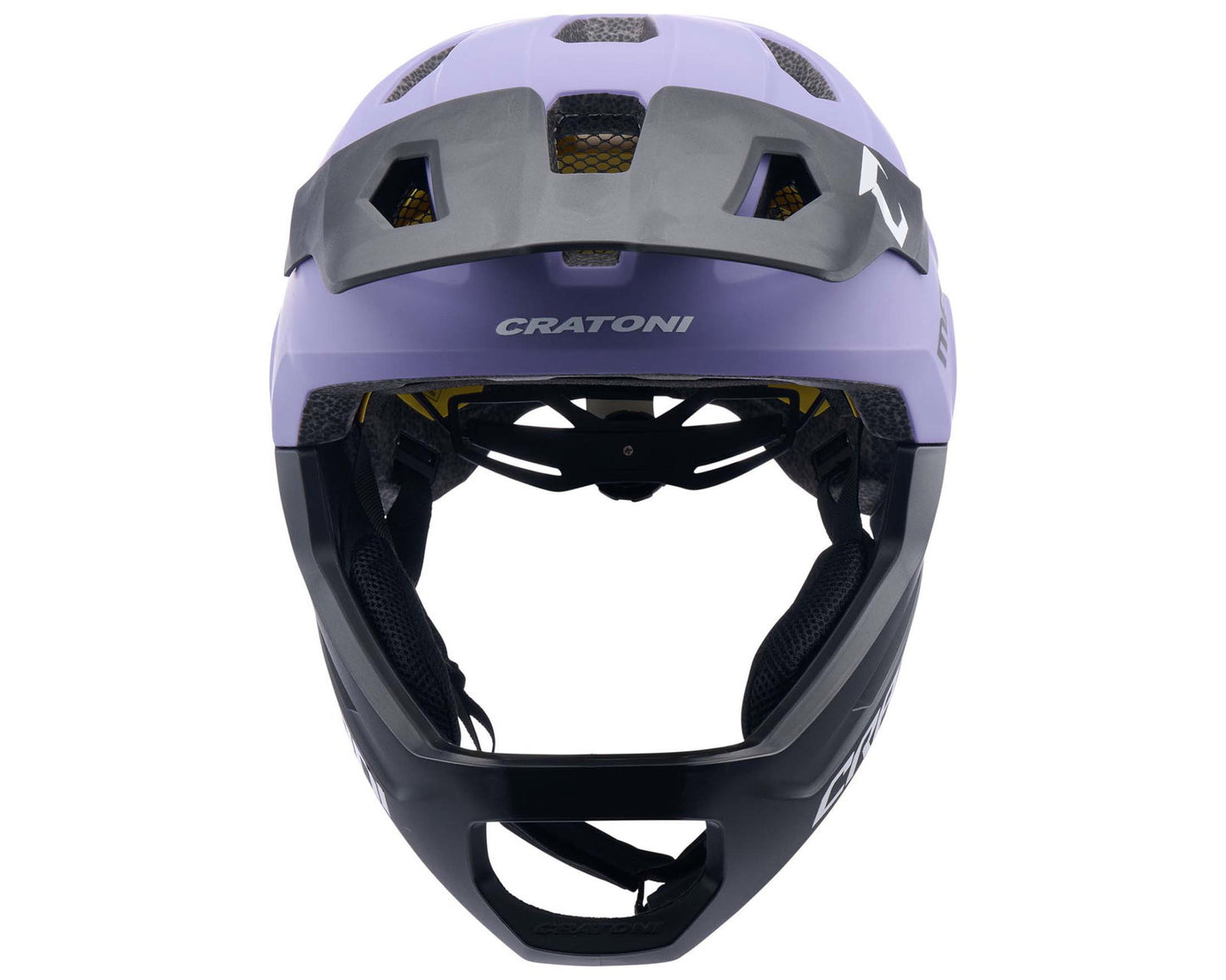 Cratoni MadCat MIPS - Kinder Fullface-Helm | purple-black matt S-M (49-56cm)