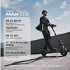 SEGWAY Ninebot KickScooter MAX G3 D E-Scooter (11 Zoll, Schwarz/Silber/Rot)