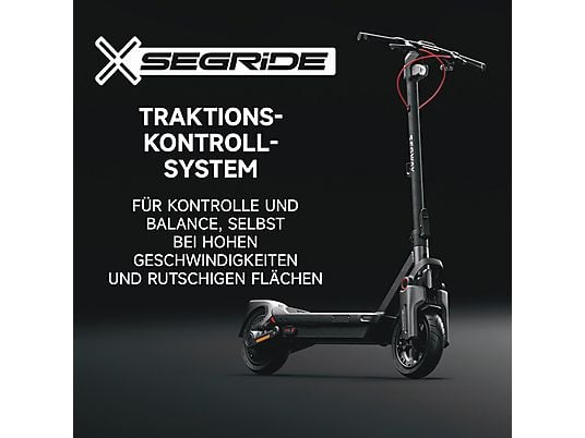 SEGWAY Ninebot KickScooter MAX G3 D E-Scooter (11 Zoll, Schwarz/Silber/Rot)