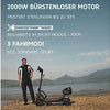 SEGWAY Ninebot KickScooter MAX G3 D E-Scooter (11 Zoll, Schwarz/Silber/Rot)