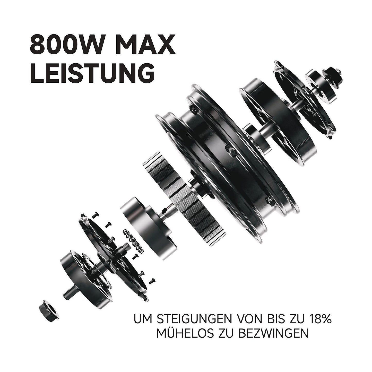 SEGWAY Ninebot E3 Pro D E-Scooter (10 Zoll, Schwarz / Silber / Rot)