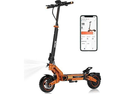RCB D7 Pro Ultra mit NFC E-Roller (10 Zoll, Orange)