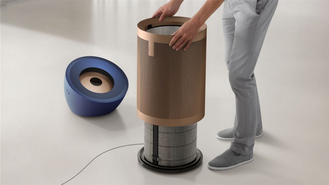 Dyson Purifier Big+Quiet Formaldehyde in Nachtblau/Gold