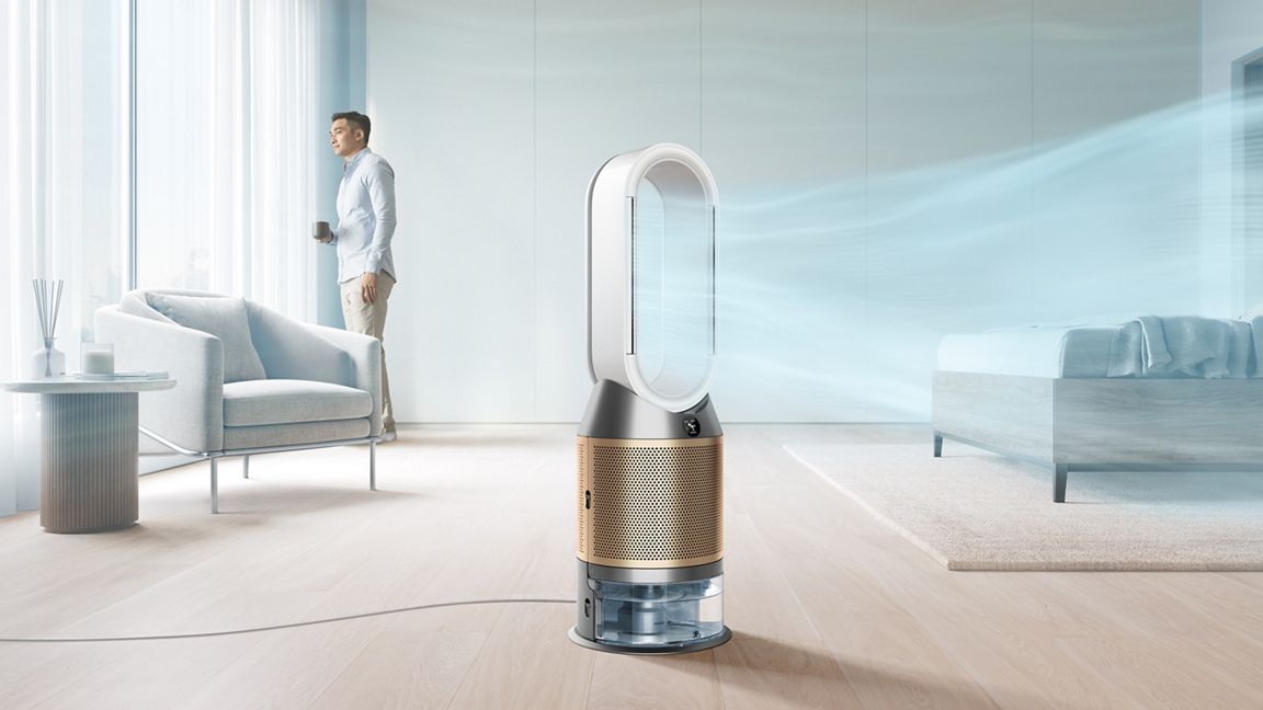 Dyson Purifier Humidify+Cool PH2 De-NOx PH05 (Weiß/Gold)