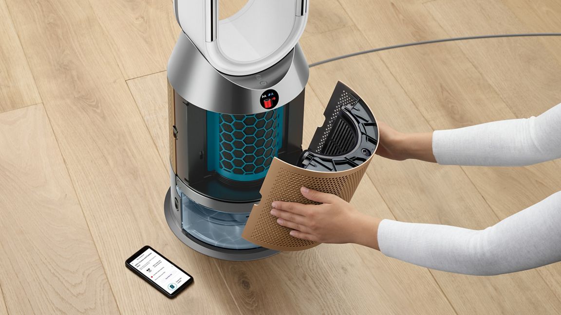 Dyson Purifier Humidify+Cool PH2 De-NOx PH05 (Weiß/Gold)