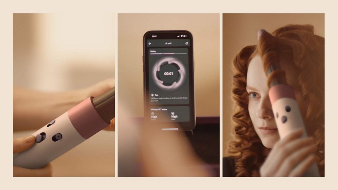 Dyson Airwrap i.d.™ Multi-Haarstyler und -trockner Straight+Wavy (Ceramic Apricot/Topaz)