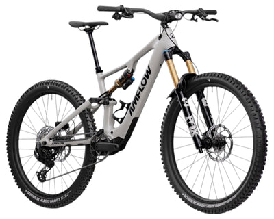 AMFLOW PX Carbon Pro 700Wh - Mullet E-MTB Fully | moonstone gray M